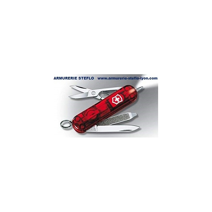 Victorinox Signature Lite rouge avec lumière