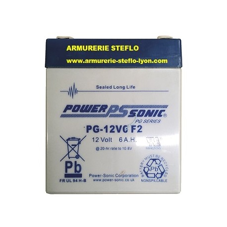 batterie rechargeable 12 Volts-armurerie-steflo