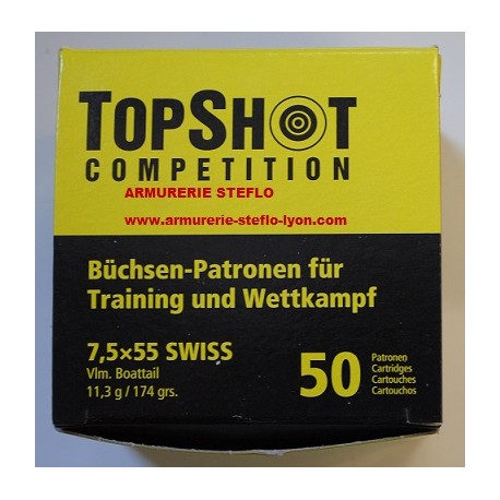 Top Shot Competition 7,5x55 Suisse (x50)