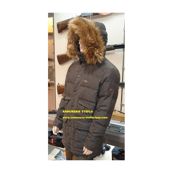 Veste Homme Vintage Down marron BLASER