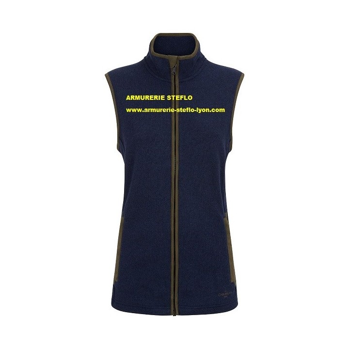 Gilet Fairford bleu LE CHAMEAU