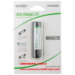 Nextorch accu rechargeable 18650 - 3,7V (x1)