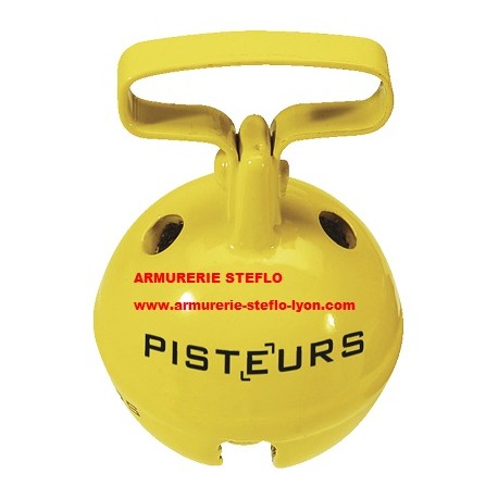 Grelot 37mm jaune - Pisteurs