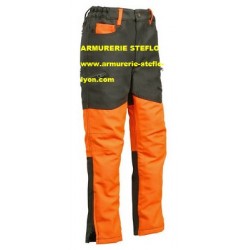 Percussion Pantalon stronger enfant kaki/fluo