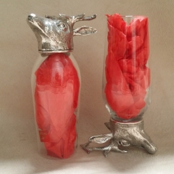 Verre à champagne cerf-cadeau-armurerie-steflo