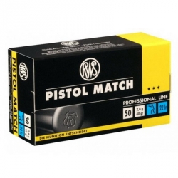 RWS pistol match munitions-steflo-armurerie