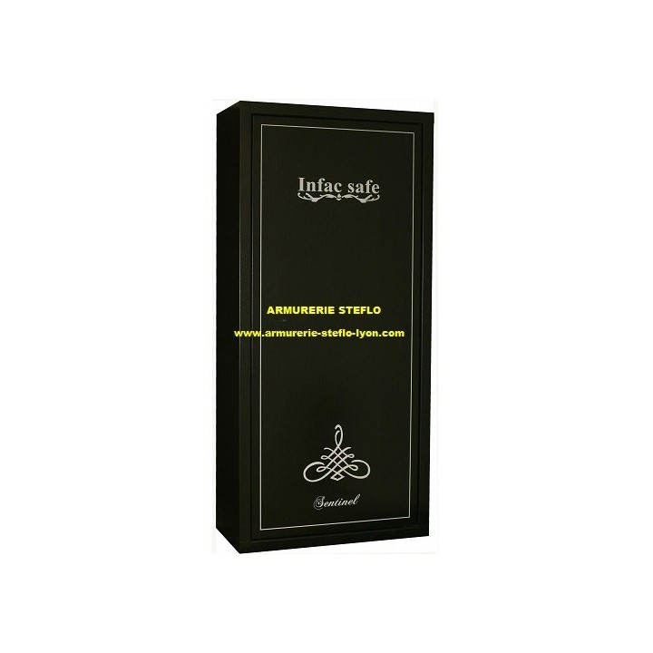 Coffre Infac Sentinel - 14 armes avec lunette + coffre intérieur