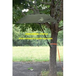 Support parapluie fixation sur arbre