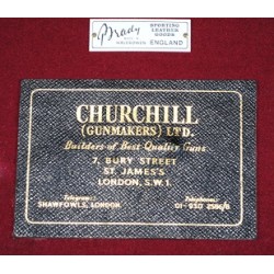 Fusil juxtaposé a platine Churchill 12/70
