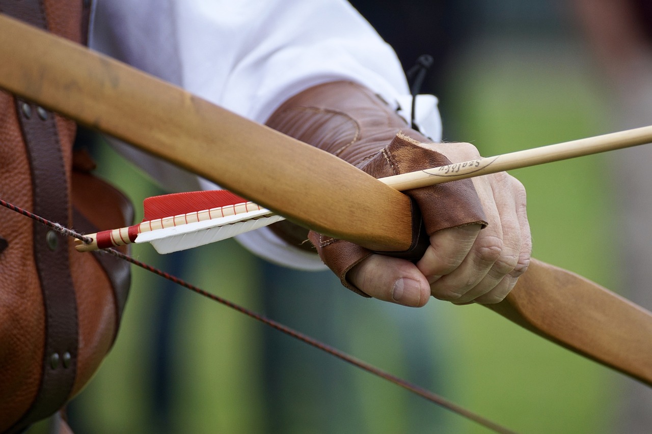 Arc traditionnel avec une flèche