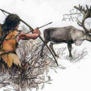 chasse prehistorique avec arc